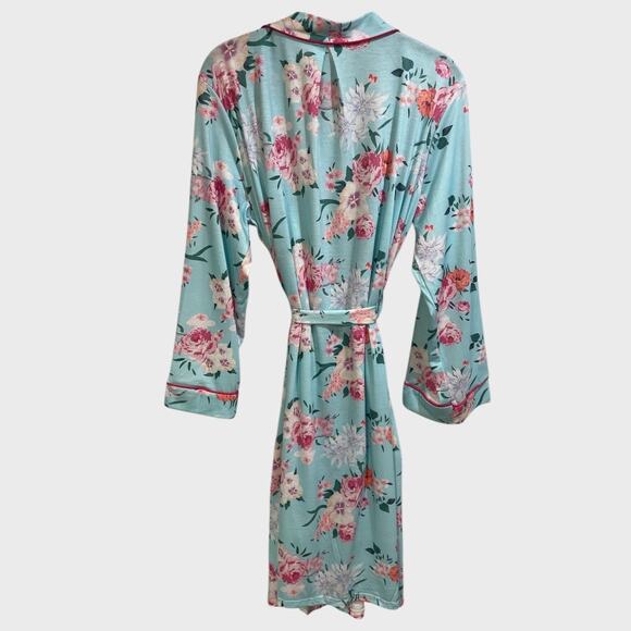 Maternity Floral Robe with Pockets Size Large - Picture 7 of 11